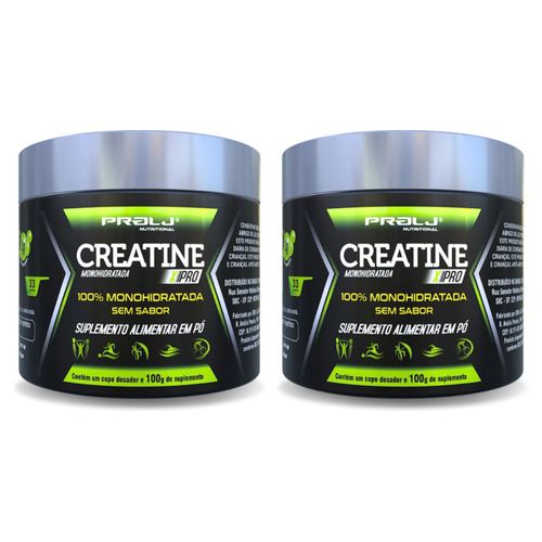 Kit 2 Creatina Monohidratada XPRO 100g Prolj Nutritional CREATINE MONOHIDRATADA XPRO 100G KIT 2