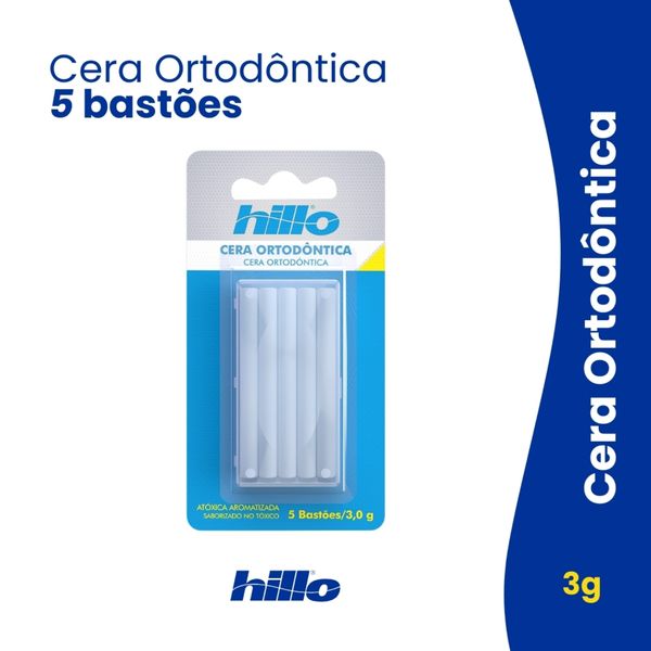 Cera Ortodôntica Hillo – Proteção e Conforto para o Seu Tratamento Ortodôntico 12un