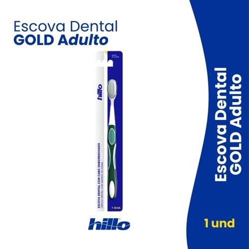 Escova Dental Gold Adulto Hillo 12un Escova Dental Gold Adulto Hillo 12un