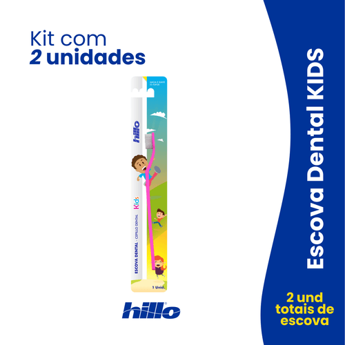 Escova Dental Kids Hillo TK 2un