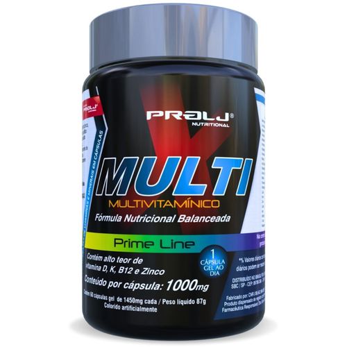 Multi-X 1000mg Multivitamínico 60 Cápsulas Softgel Prolj Nutritional MULTI X 1000MG MULTIVITAMINICO 60 CÁPS SOFTGEL