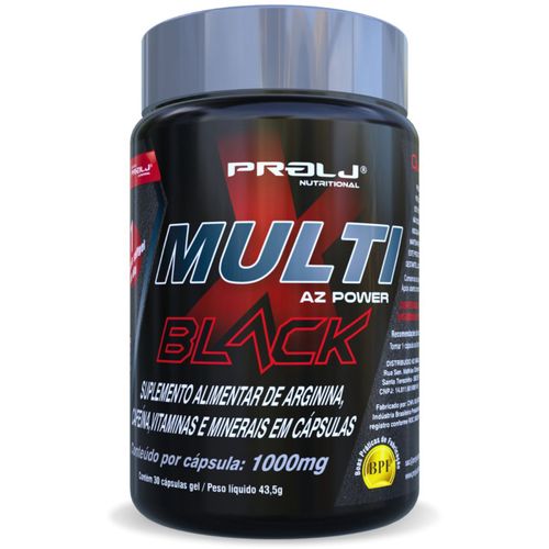 Multi-X Black AZ Power 1000mg 30 Cápsulas Softgel | Com Arginina e Cafeína | Prolj Nutritional MULTI X BLACK AZ POWER 1000mg 30 CÁPSULAS SOFTGEL Multi-X Black AZ Power 1000mg 30 Cápsulas Softgel | Com Arginina e Cafeína | Prolj Nutritional MULTI X BLACK AZ POWER 1000mg 30 CÁPSULAS SOFTGEL