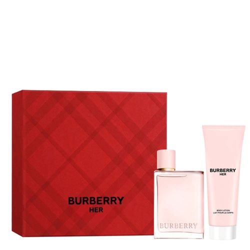 Kit Burberry Her Feminino Edp 50 ml + Bl 75ml NULO Kit Burberry Her Feminino Edp 50 ml + Bl 75ml NULO