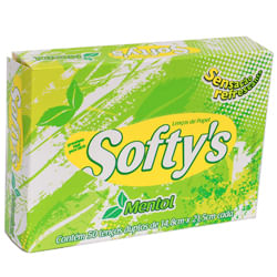 Lenço de Papel Softys Mentol 50 Unidades
