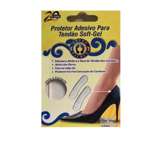 Protetor Adesivo para Tendão Soft-Gel Ortho Pauher Protetor Adesivo para Tendão Soft-Gel Único