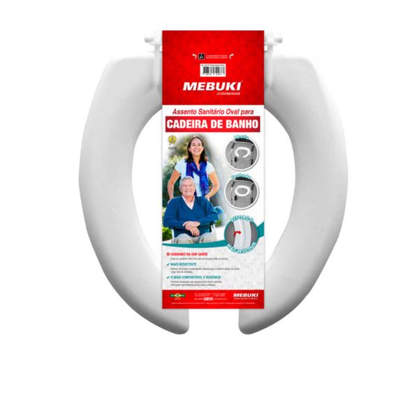 Assento Sanitario Aberto Sem Tampa Mebuki Único