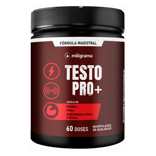 Testo Pro+ 60 Doses Sem Sabor/Aroma 60 cápsulas