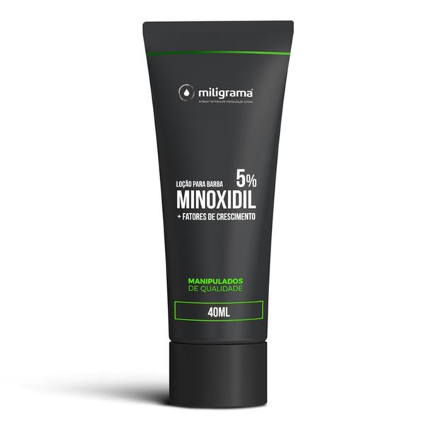 Loção Barba com Fatores de Crescimento e Minoxidil 5% 40ml