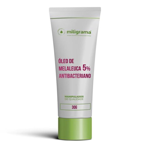 Óleo de Melaleuca 5% 30g Gel Antibacteriano para Pele com Acne Óleo de Melaleuca 5% 30g Gel Antibacteriano para Pele com Acne