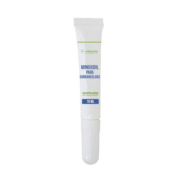Minoxidil para Sobrancelhas 10ml Sérum para Crescimento das Sobrancelhas 10ml Sem Sabor/Aroma 10ml Branca/Transparente