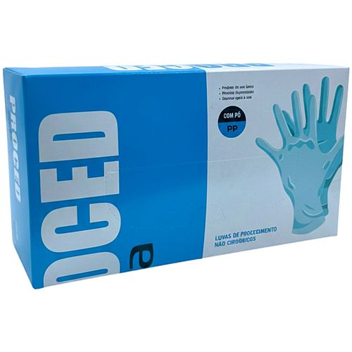 Luva de Látex com Pó Proced Lemgruber Tam PP - 100 Luvas