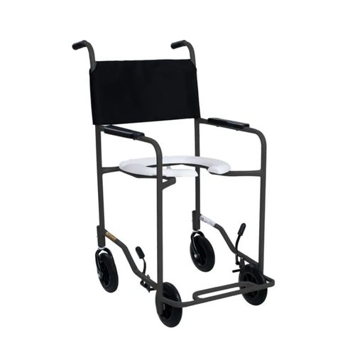 Cadeira Higiênica CDS 201 Preta 85KG Cadeira de Banho CDS Único Cadeira Higiênica CDS 201 Preta 85KG Cadeira de Banho CDS Único