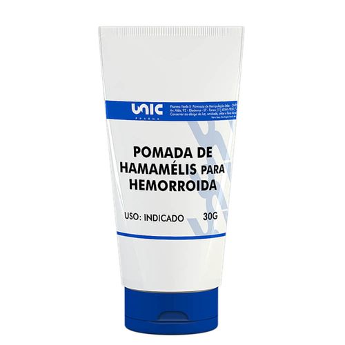 Pomada de Hamamelis 5% para Hemorroida 30g Pomada de Hamamelis 5% para Hemorroida 30g