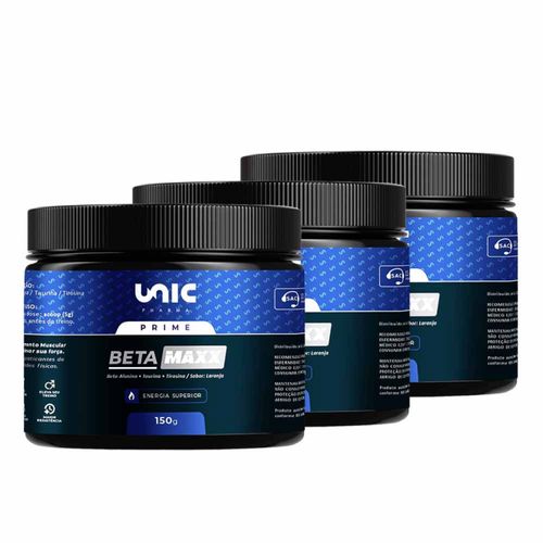 Kit com 3 Beta Maxx 150g