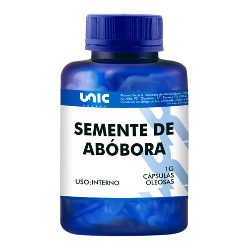 Semente de abóbora  1000mg 60cáps ( Cápsula oleosa )