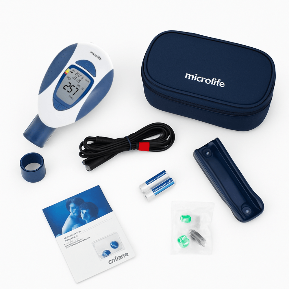 Monitor de Asma Peak Flow 100 - Microlife - Drogaria Sao Paulo