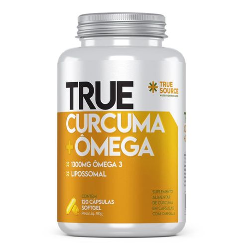 Curcuma + Ômega Lipossomal True Source 120 cápsulas Curcuma + Ômega Lipossomal True Source 120 cápsulas