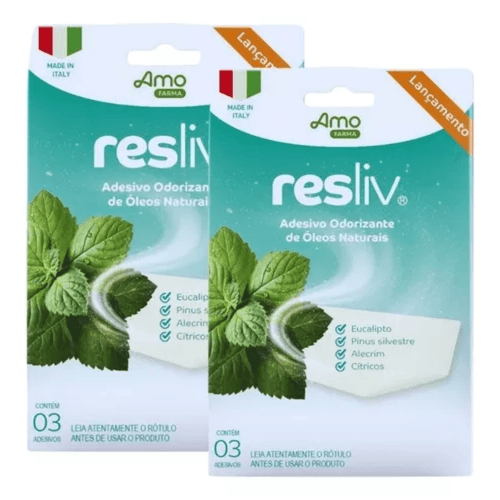 Adesivo Odorizante para a Respiração Resliv – 6 unidades 6