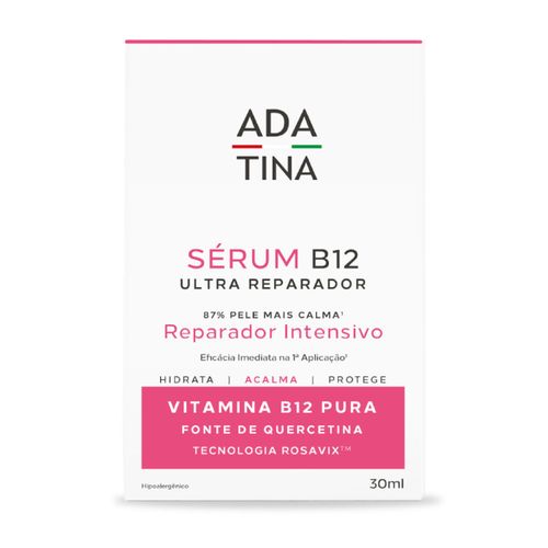 Sérum B12 Ultra Reparador: Hidratação, Proteção e Clareamento de Manchas e Cicatrizes Ultra Reparador Intensivo Anti-Vermelhidão Serum B12