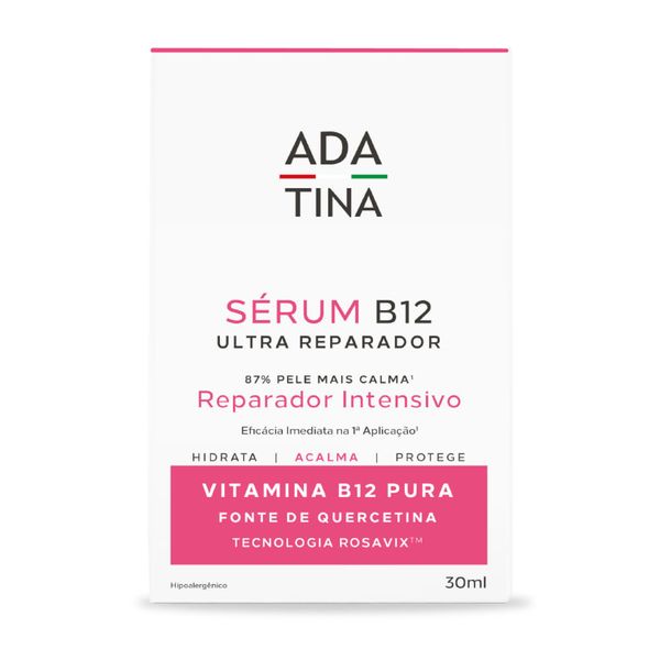Sérum B12 Ultra Reparador: Hidratação, Proteção e Clareamento de Manchas e Cicatrizes Ultra Reparador Intensivo Anti-Vermelhidão Serum B12