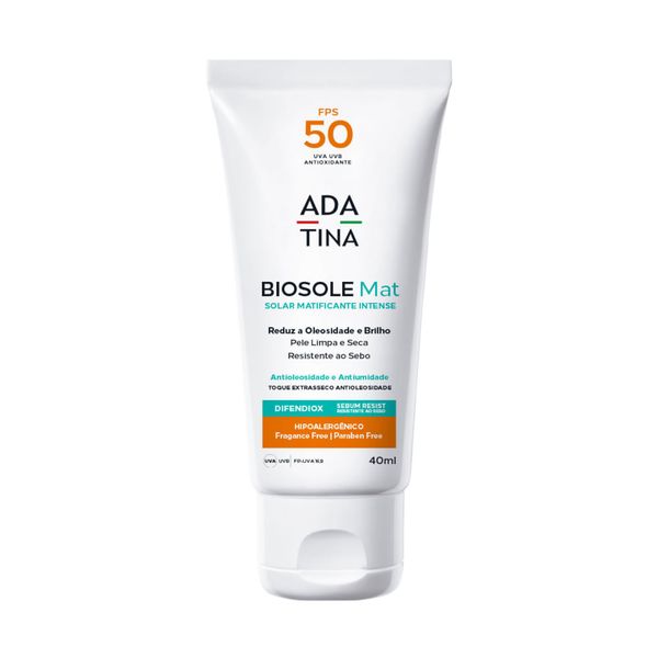 Protetor Solar Antioleosidade Peles Oleosas Biosole Mat FPS 50