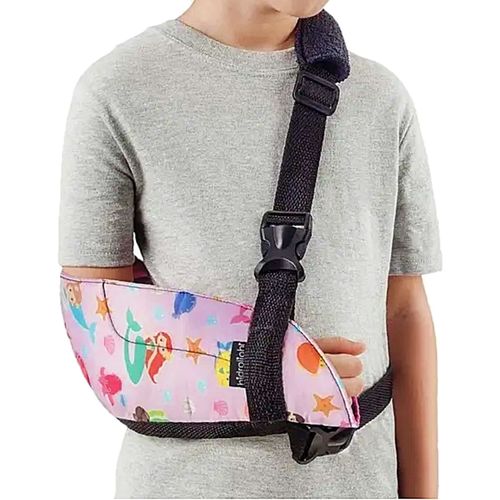 Tipoia Imobilizadora Infantil Estampa Fundo do Mar Tam M