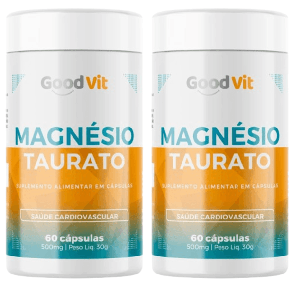 Kit C/2 Magnésio Taurato C/60 Cápsulas - Good Vit