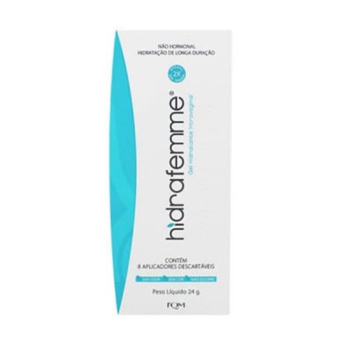 Hidrafemme Gel Hidratante Intravaginal 24g +8 Aplicadores