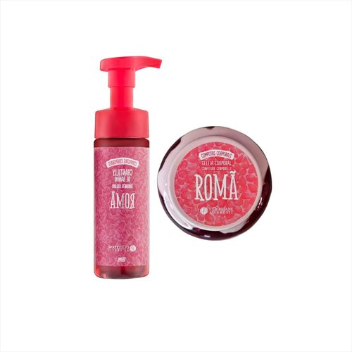 Kit L'occitane Romã Chantilly de Banho 175ml+Geleia Hidratante 200ml