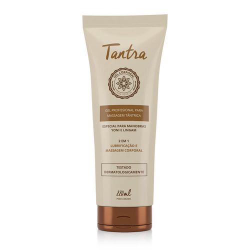 Gel Profissional para Massagem Tântrica Yoni e Lingam - 220 ml