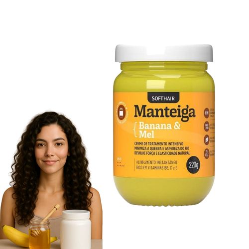 Hidratação Capilar Com Banana E Mel Manteiga Para Cabelos