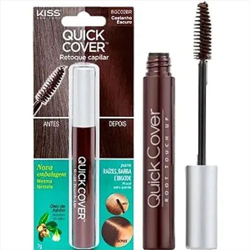 Kiss NY Retoque Capilar Máscara Castanho Escuro 7g