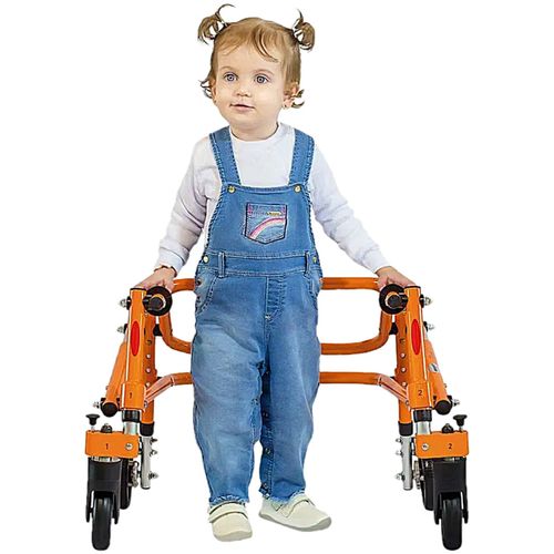 Andador Posterior de Alumínio com 4 rodas Mercur - PP Andador Posterior de Alumínio com 4 rodas Mercur - PP