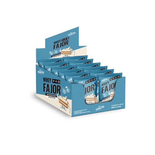 Whey alfajor Chocolate Branco Display - Sharkpro Suplementos Whey alfajor Chocolate Branco Display - Sharkpro Suplementos