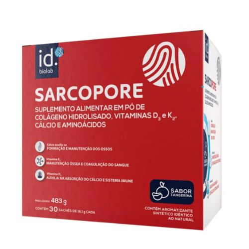 Suplemento Alimentar em Pó Sarcopore Sabor Tangerina - 30 sachês Suplemento Alimentar em Pó Sarcopore Sabor Tangerina - 30 sachês