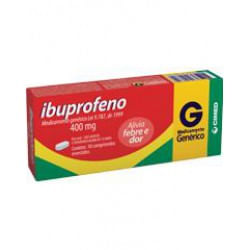 Analgésico, Anti-inflamatório e Antitérmico Ibuprofeno 400mg Genérico Cimed 10 Comprimidos