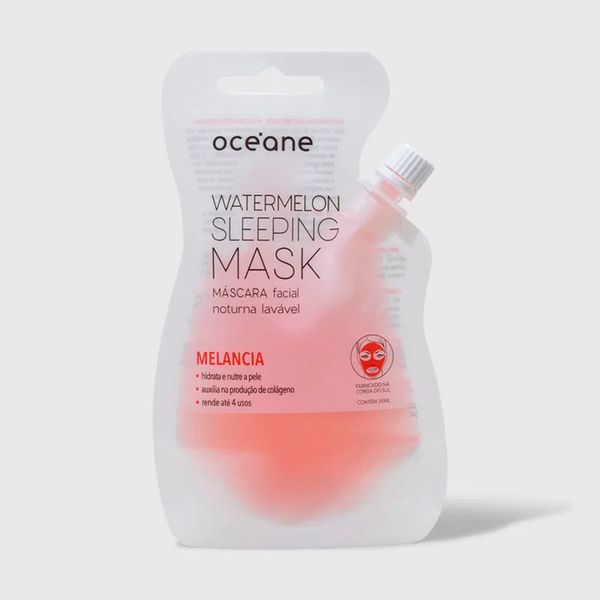 Máscara Facial Noturna com Melancia - Watermelon Sleep Mask 35ml Não