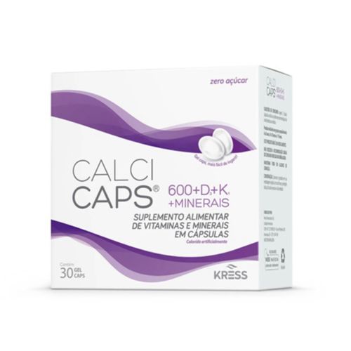Calci Caps Suplemento Alimentar Kress 30cps