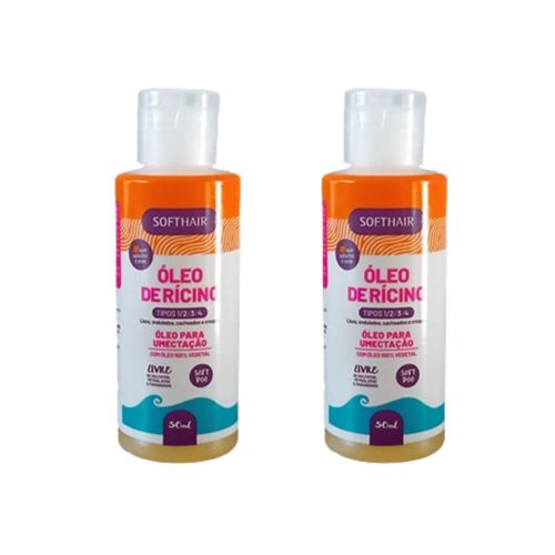 Óleo De Rícino Puro 100% Natural Vegetal Para Cabelo Kit 2un