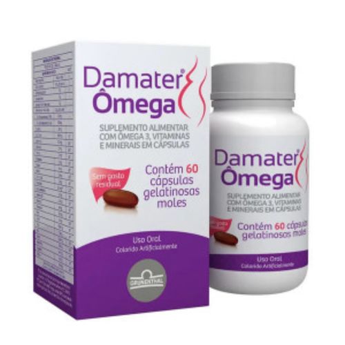 Damater Ômega 60 caps