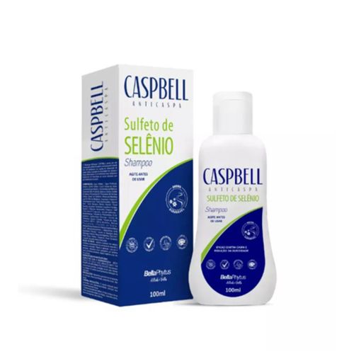 Caspbell Shampoo Anticaspa Sulfeto de Selênio Bellaphytus 100ml