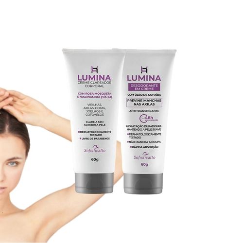 Desodorante Antimanchas + Creme Clarear Manchas Escura Axila