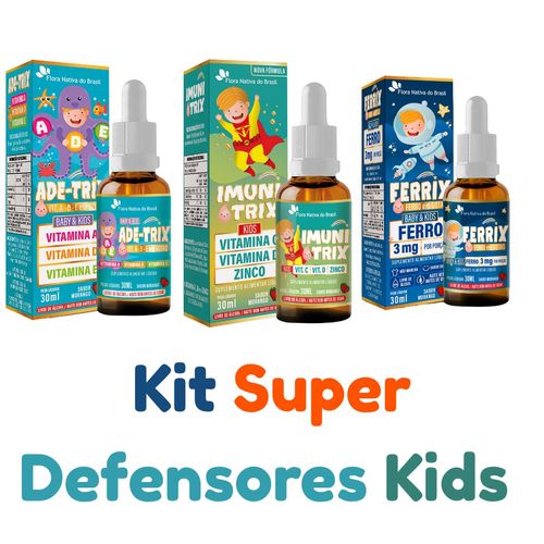 Vitamina para Criança Baixa Imunidade Kit Completo Infantil Vitamina para Criança Baixa Imunidade Kit Completo Infantil