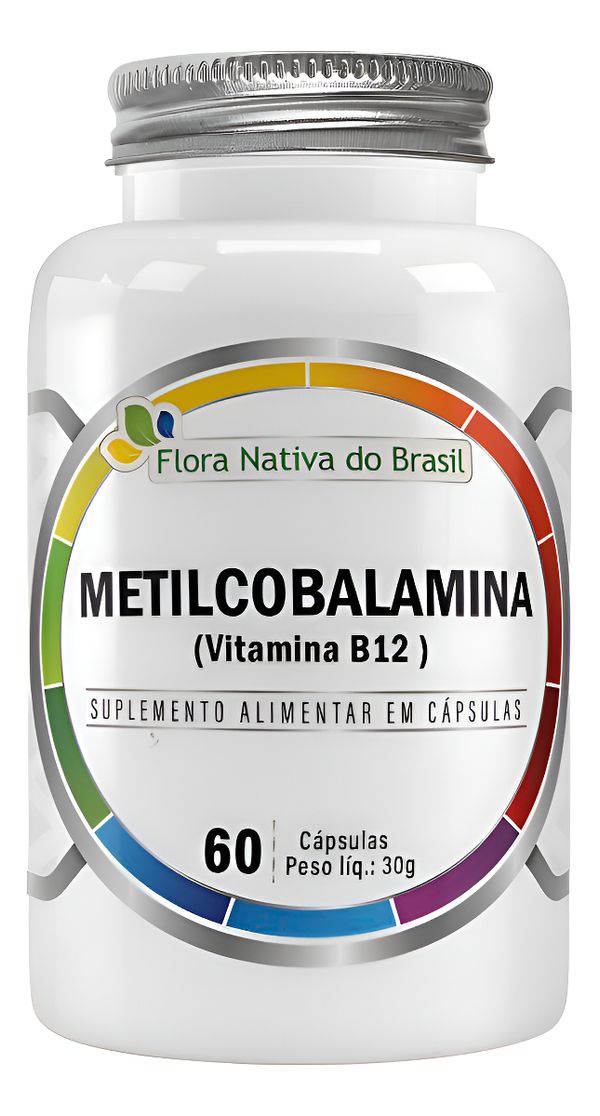 Metilcobalamina (vitamina B12) 60 Cápsulas - Flora Nativa