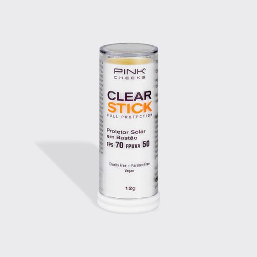 Clear Stick protetor transparente FPS70 FPUVA50 12g Clear Stick protetor transparente FPS70 FPUVA50 12g