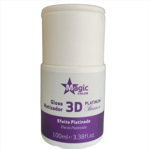 Magic Color Gloss Matizador 3D 100mls Platinum Branco