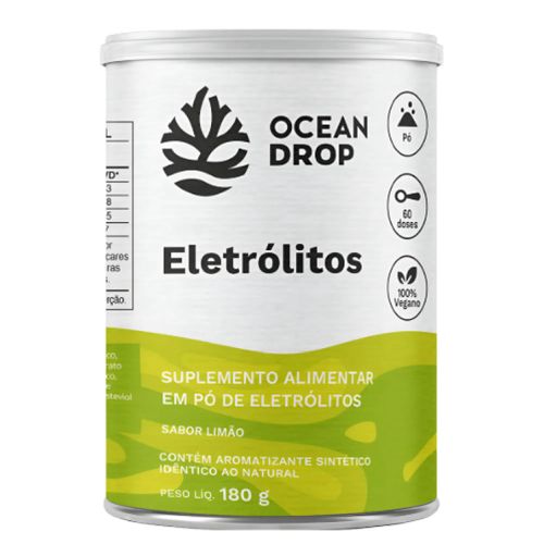 Eletrólitos Em Pó Limão Ocean Drop 180g Eletrólitos Em Pó Limão Ocean Drop 180g