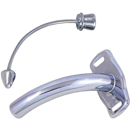 Cânula Traqueostomia Nr 6 Cromada Curta Cânula Traqueostomia Nr 6 Cromada Curta