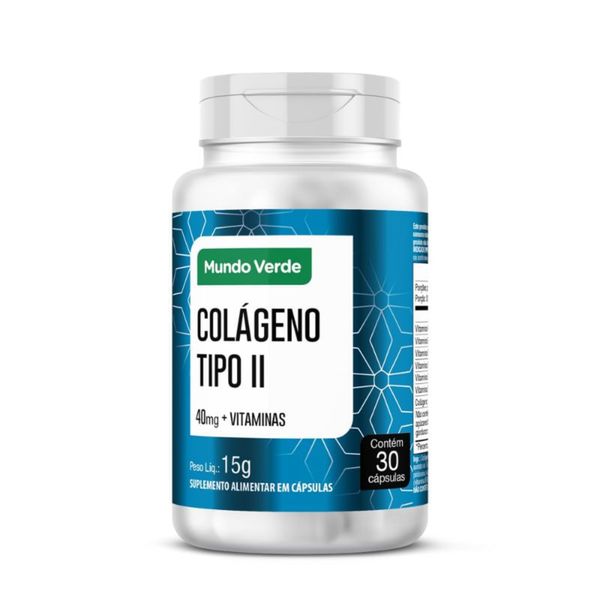 Colágeno Tipo II Mundo Verde 30 Cáps
