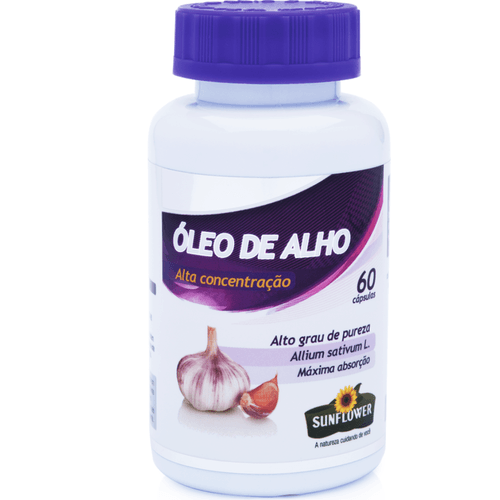 Óleo De Alho Desodorizado 700mg 60 Cápsulas - Sunflower Óleo De Alho Desodorizado 700mg 60 Cápsulas - Sunflower